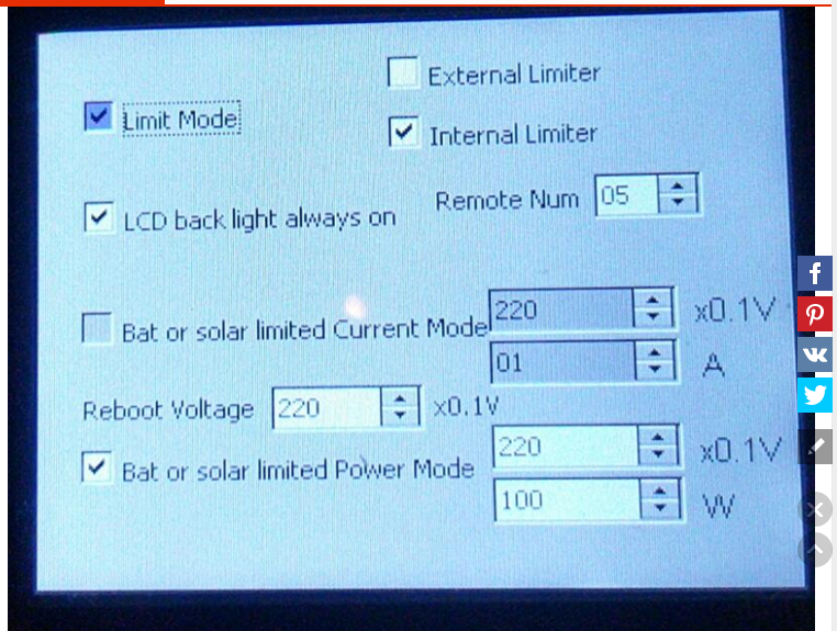 Configurare inverter gtil con limitazione dell'energia immessa.