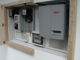 quadro contatori impianto fotovoltaico grid