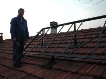 struttura portante pannelli fotovoltaici Fabrizio